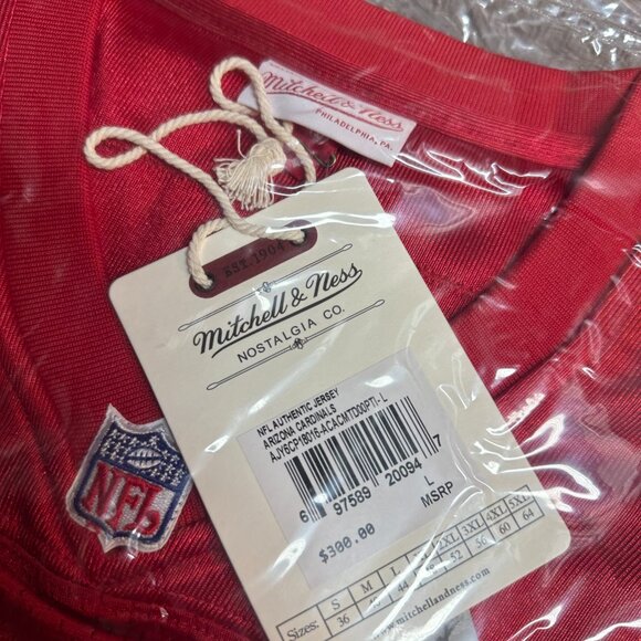 Mitchell & Ness Pat Tillman Cardinal Arizona Cardinals 2000 Authentic Jersey L - Picture 2 of 6